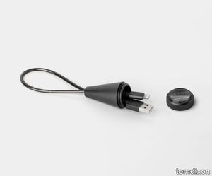 Stash Cone Lightning Cable Black