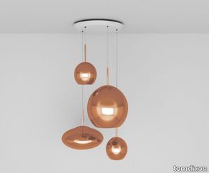 Copper LED Range Round Pendant System