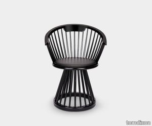 Fan Dining Chair Black