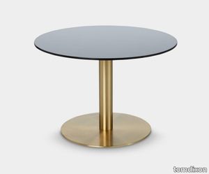 Flash Table Circle Brass