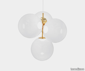 Globe Chandelier Small Opal