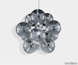 Globe Burst Chandelier Chrome