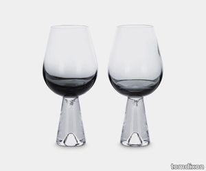 Tank Wine Glasses Black x2