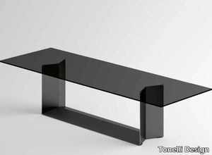 T5 - Glass dining table _ Tonelli Design