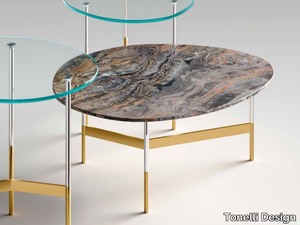 AFTER9 - Coffee table with marble top _ Tonelli Design