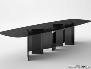 METROPOLIS - Rectangular dining table _ Tonelli Design