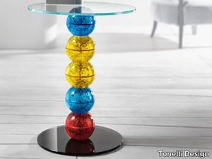 ALICE - Handmade glass side table _ Tonelli Design