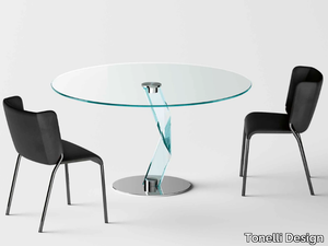 BAKKARAT - Round crystal table _ Tonelli Design