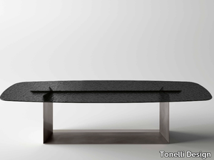 T5 - Glass dining table _ Tonelli Design