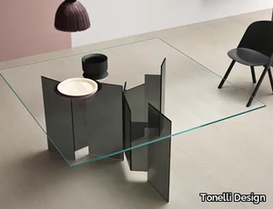 METROPOLIS - Square dining table _ Tonelli Design