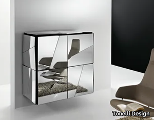 PSICHE - Suspended glass highboard _ Tonelli Design