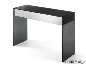 GOTHAM - Rectangular glass console table _ Tonelli Design