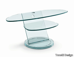 SCENARIO - Glass TV cabinet _ Tonelli Design