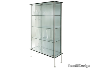 SHINE - Glass display cabinet _ Tonelli Design