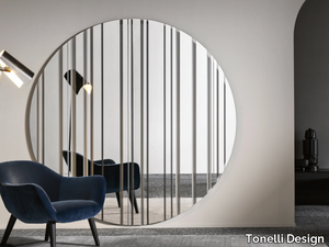 BARCODE - Round wall-mounted mirror _ Tonelli Design