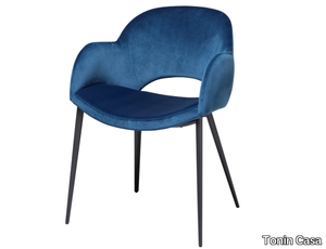 BEETLE - Upholstered chair with armrests _ Tonin Casa