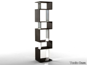 OSUNA - Swivel wood and glass bookcase _ Tonin Casa