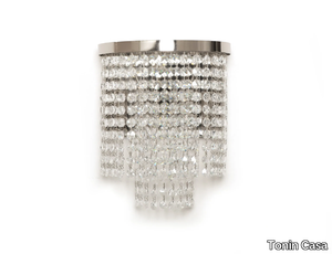 SANTENA - Wall light with crystals _ Tonin Casa