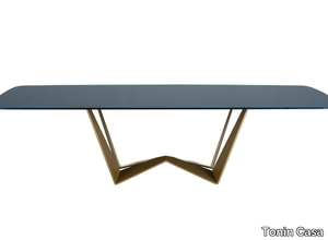 REVERSE - Rectangular stained glass table _ Tonin Casa