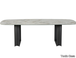 CUBE - Rectangular porcelain stoneware table _ Tonin Casa