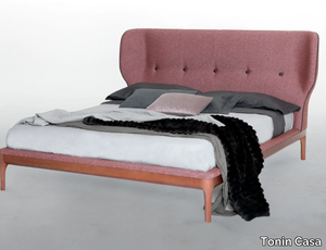 AMBRA - Bed with upholstered headboard _ Tonin Casa