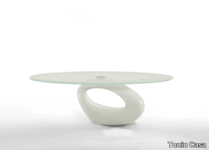 DUBAI - Low oval coffee table _ Tonin Casa