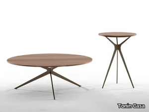 TREE - Round wooden coffee table _ Tonin Casa