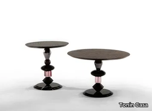 PANDORA - Round wooden coffee table _ Tonin Casa