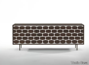 HONEY - Wood veneer TV cabinet / sideboard _ Tonin Casa