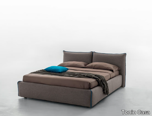 JOY - Upholstered fabric double bed _ Tonin Casa