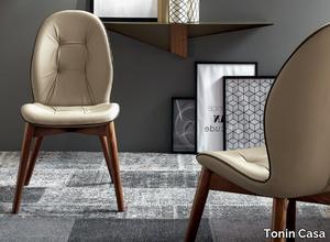 SORRENTO - Upholstered leather chair _ Tonin Casa