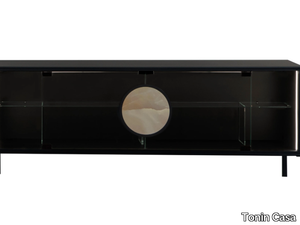 DOT - Glass sideboard with doors _ Tonin Casa