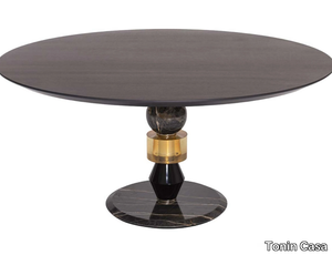 PANDORA - Round wooden table _ Tonin Casa