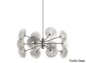 BREATH - Pendant lamp in crystal and metal _ Tonin Casa