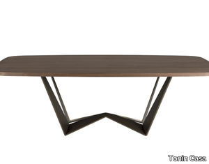 REVERSE - Rectangular walnut table _ Tonin Casa