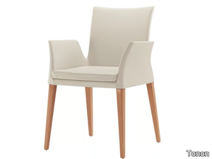 ENSEMBLE - Upholstered chair with armrests _ Tonon