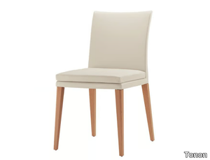 ENSEMBLE - Upholstered wooden chair _ Tonon