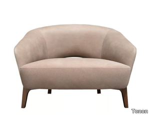 LIBRA - Fabric armchair with armrests _ Tonon