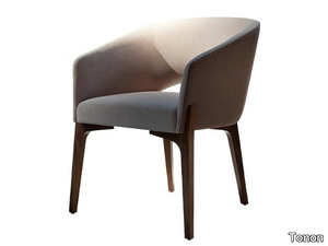 LIBRA - Fabric easy chair with armrests _ Tonon