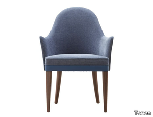 SPIRIT - Upholstered fabric chair with armrests _ Tonon