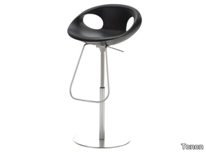 UP - Swivel polyurethane stool with back _ Tonon