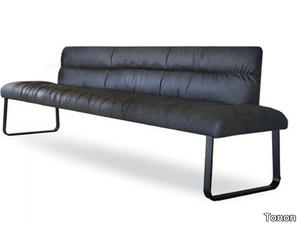 FOR US SOFT - Upholstered bench whit steel base _ Tonon