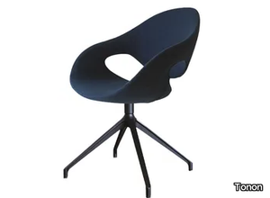 MOON UPHOLSTERED - Upholstered swivel fabric chair _ Tonon