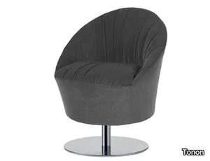 LADY SOFT - Swivel fabric armchair _ Tonon