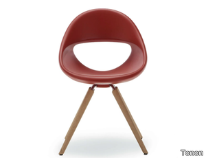 LUCKY 906 - Trestle-based integral polyurethane foam chair _ Tonon