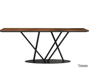 TUBE - Rectangular wooden dining table _ Tonon