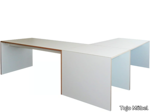 FREISTELL - L-shaped MDF office desk _ Tojo Möbel