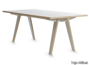 STECK - Rectangular birch table _ Tojo Möbel