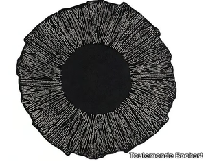 EYE FLOWER - Handmade round wool rug _ Toulemonde Bochart