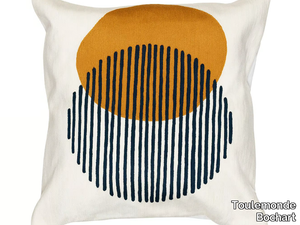 SOLEIL LEVANT - Square motif cushion _ Toulemonde Bochart